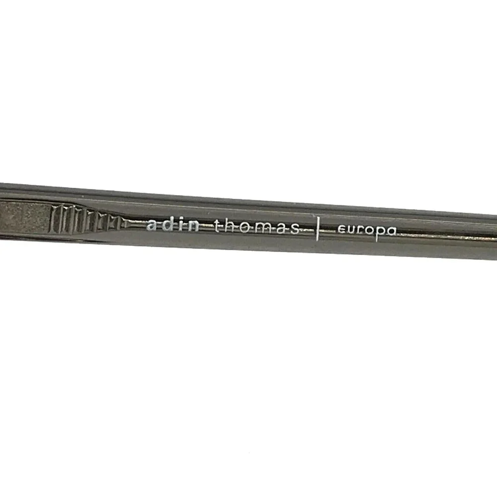 Adin Thomas Eyeglasses Frames AT-540 C3 Charcoal Gray Brown Horn 51-16-140